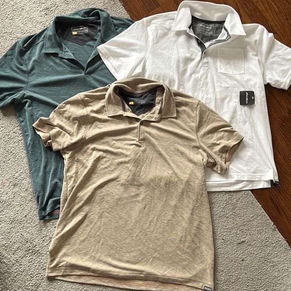 Eddie Bauer Shirts Lot Of 3 Polo Shirts Xl Eddie Bauer Nwot Nwt